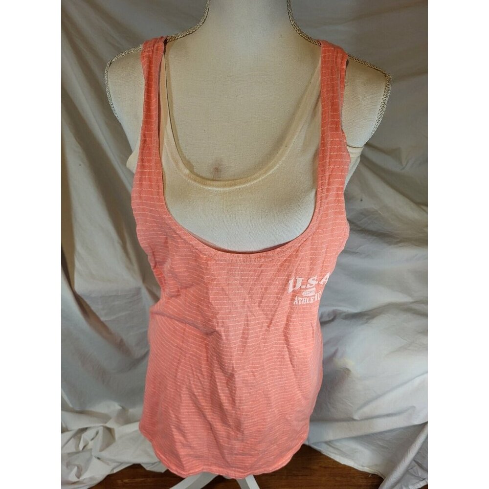 Vintage USA‎ Sport Athletic Neon Tank Top Muscle Tank